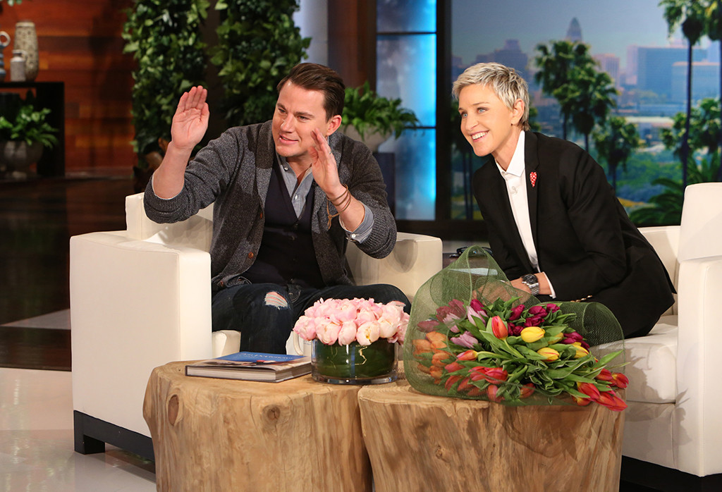 Channing Tatum, Ellen DeGeneres Channing Tatum, Ellen DeGeneres
